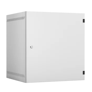 Настенный шкаф 19", 12U, металл, 540х500, серый